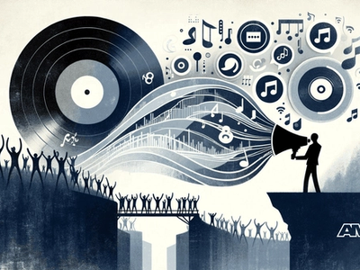 Music industry professional working on from talent to triumph: music pr strategies for success