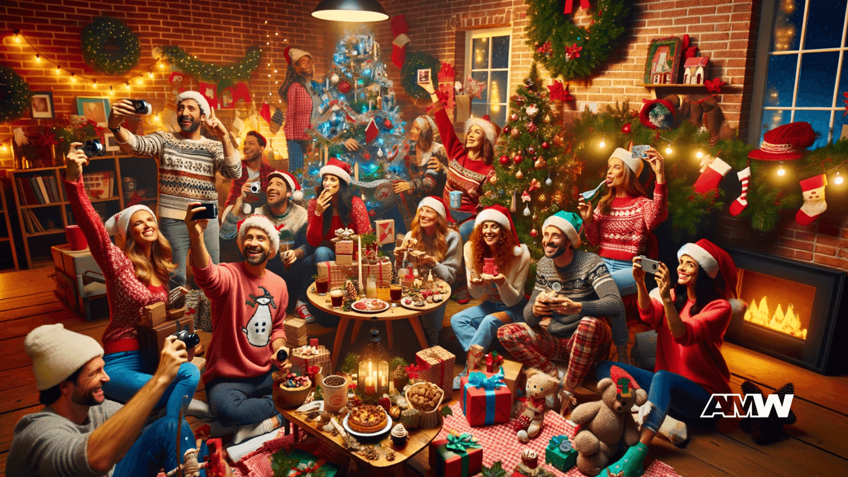 Hashtags, christmas marketing ideas.