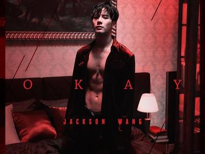 Professional concept illustration for jackson wang to release new single "okay" on november 30th