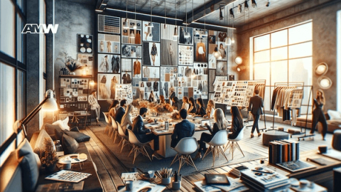 PR team strategizing fashion pr: crafting and communicating your brand's aesthetic