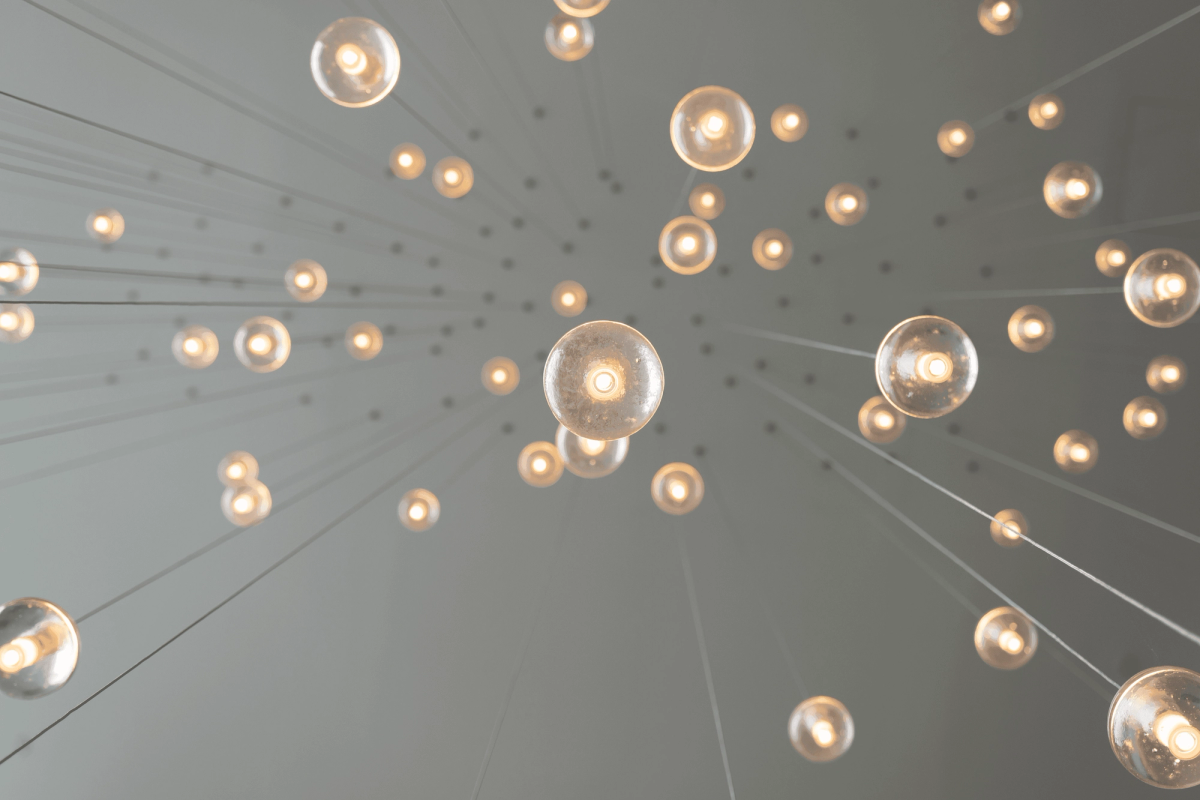 Lightbulbs, creative.
