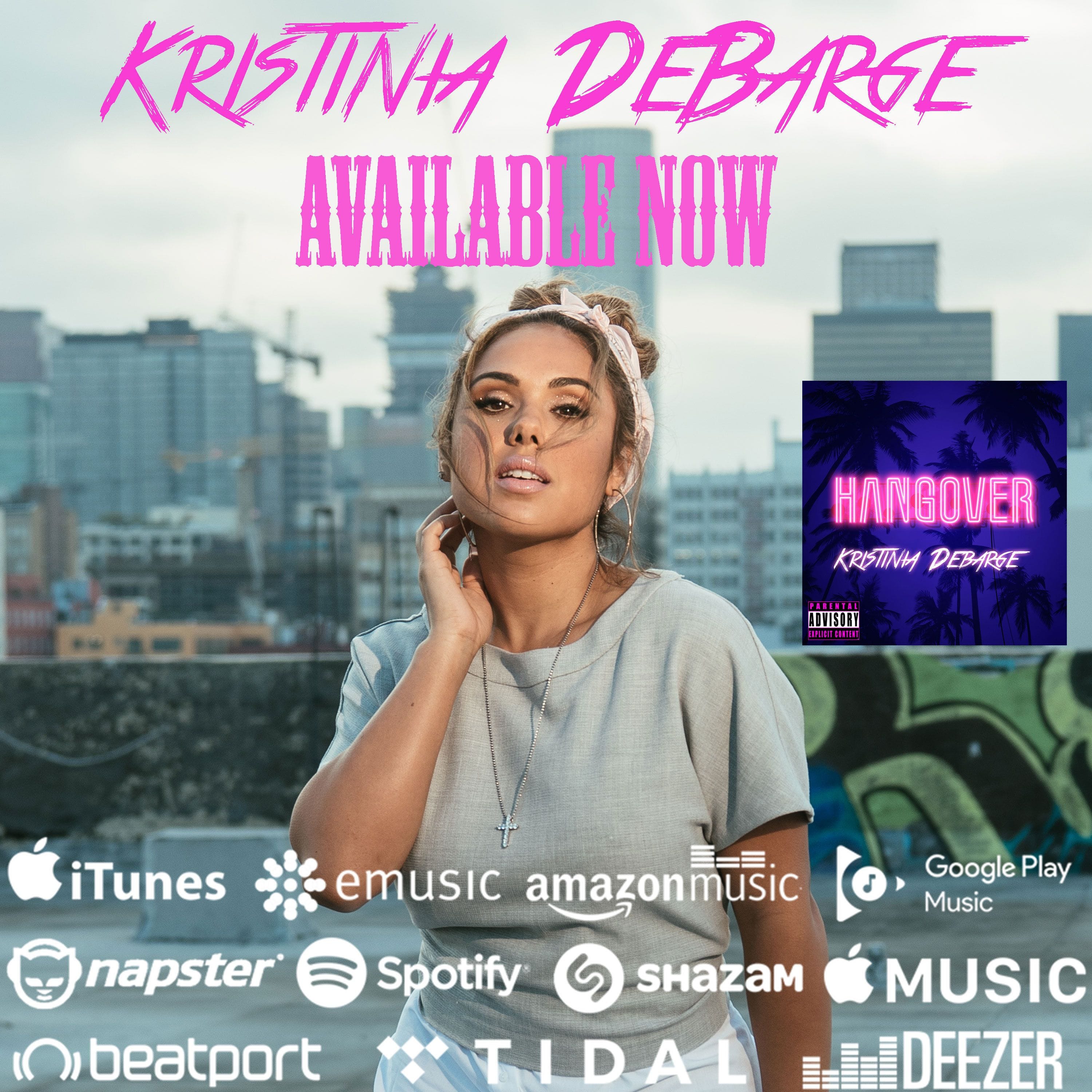 Professional concept illustration for kristinia debarge releases new single "hangover" on july 31