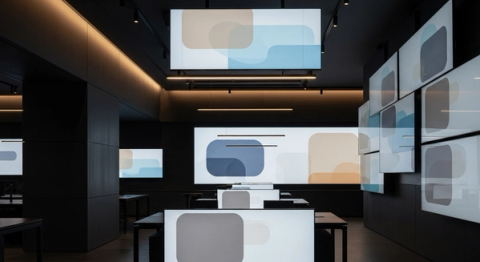 Premium modern newsroom space