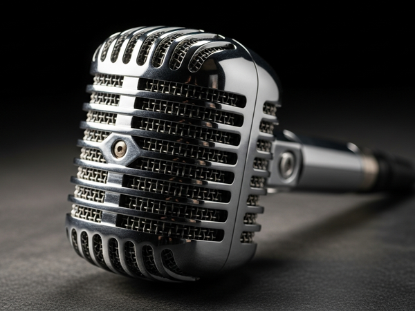 Public relations services - vintage microphone representing media outreach