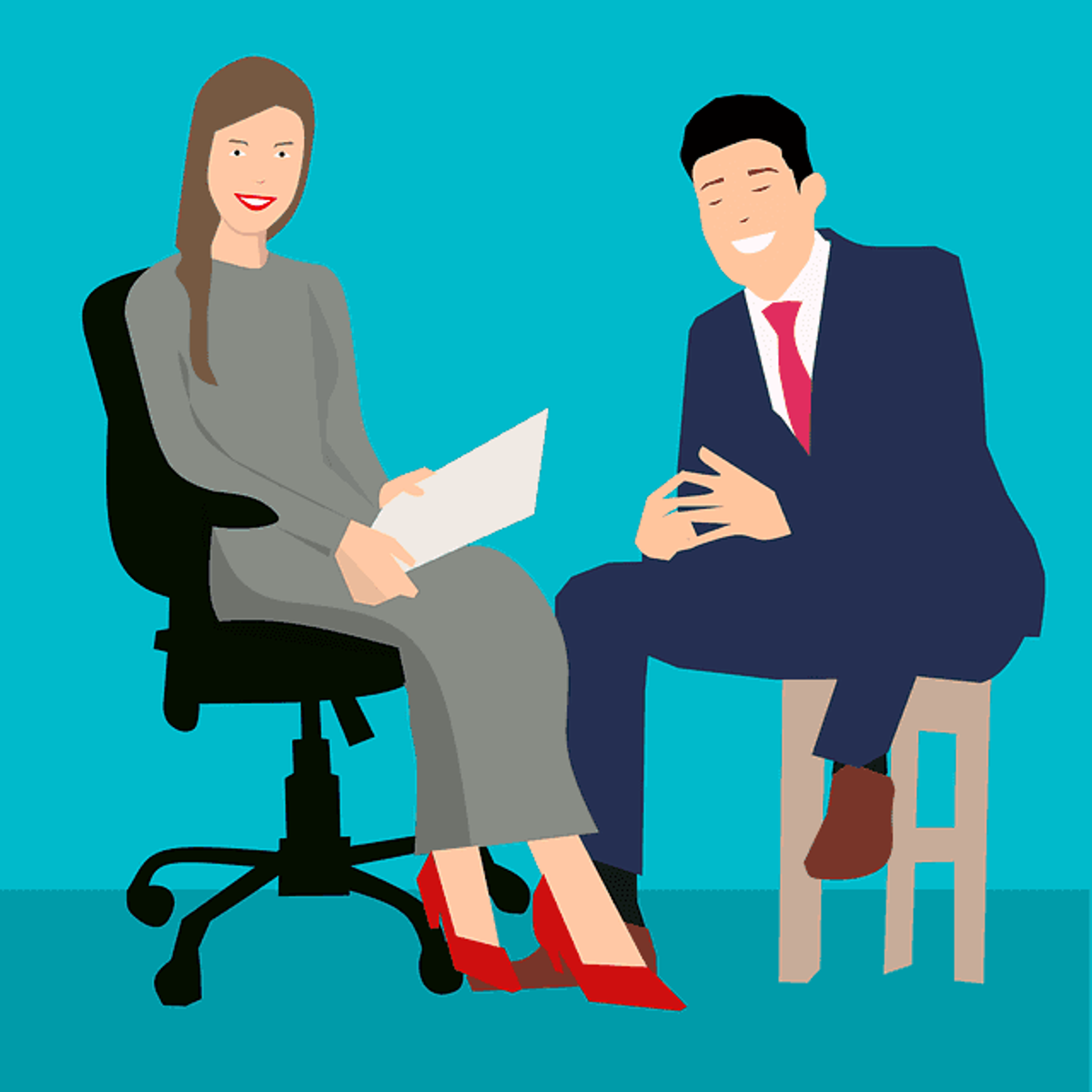 cartoon, interview, news, media interviews