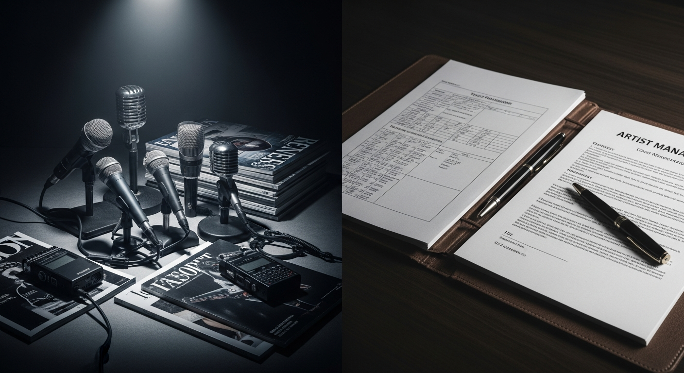 Music Publicist vs Artist Manager comparison