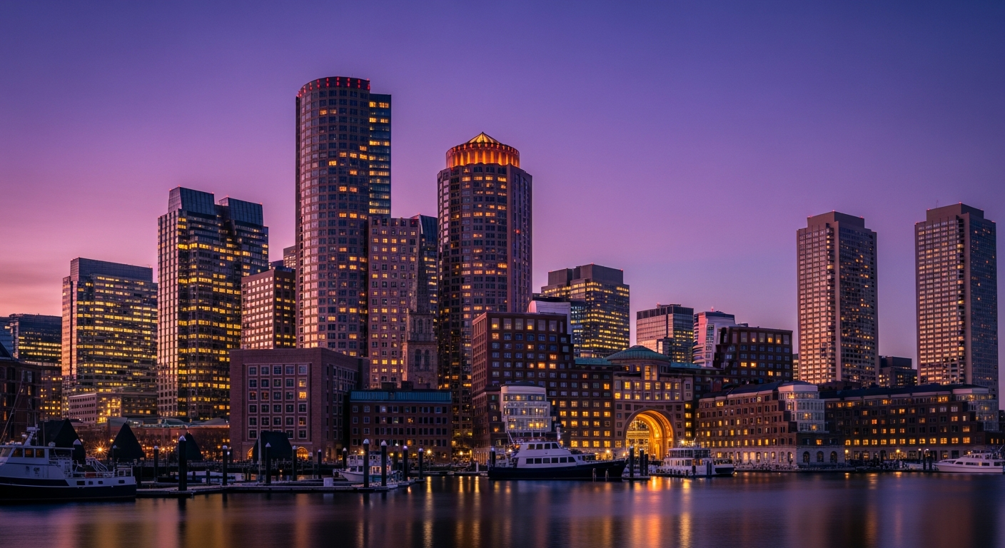 Boston skyline - Best IPO Communications Agencies in Boston (2026)