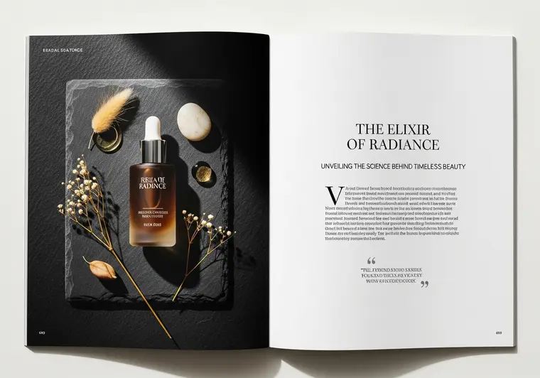 Brand Feature editorial mockup