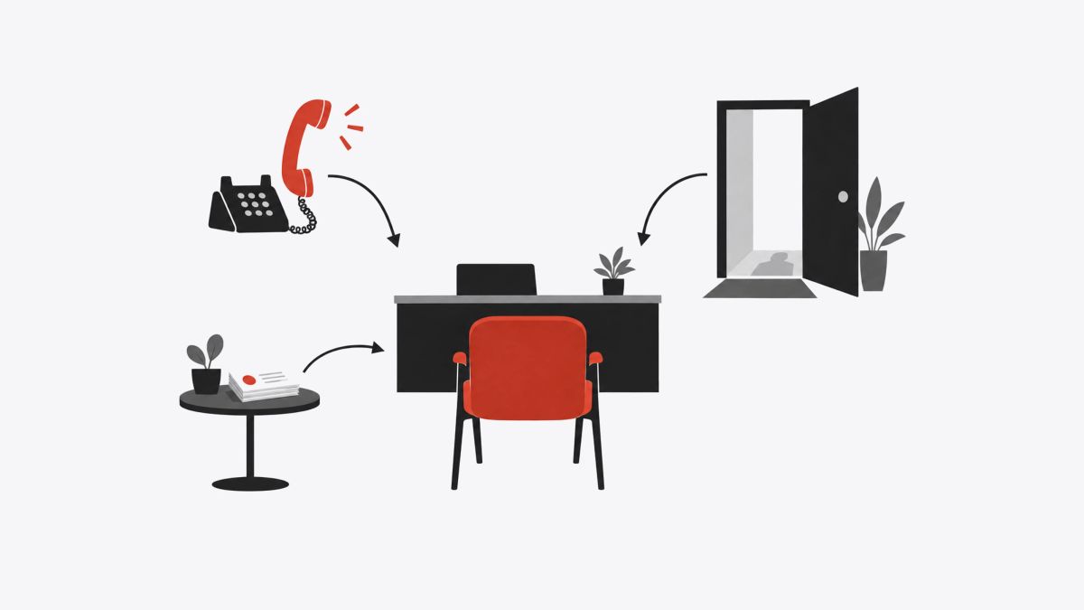 Illustration: Every lead reaches the same desk by a different route phone call; walk-in referral; passed-along card. Revenue is what tells the routes apart.