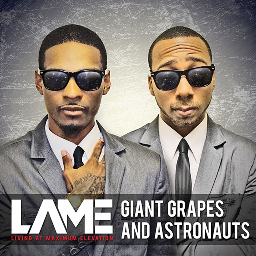 Professional concept illustration for l.a.m.e. makes introduction with “giant grapes and astronauts” tour