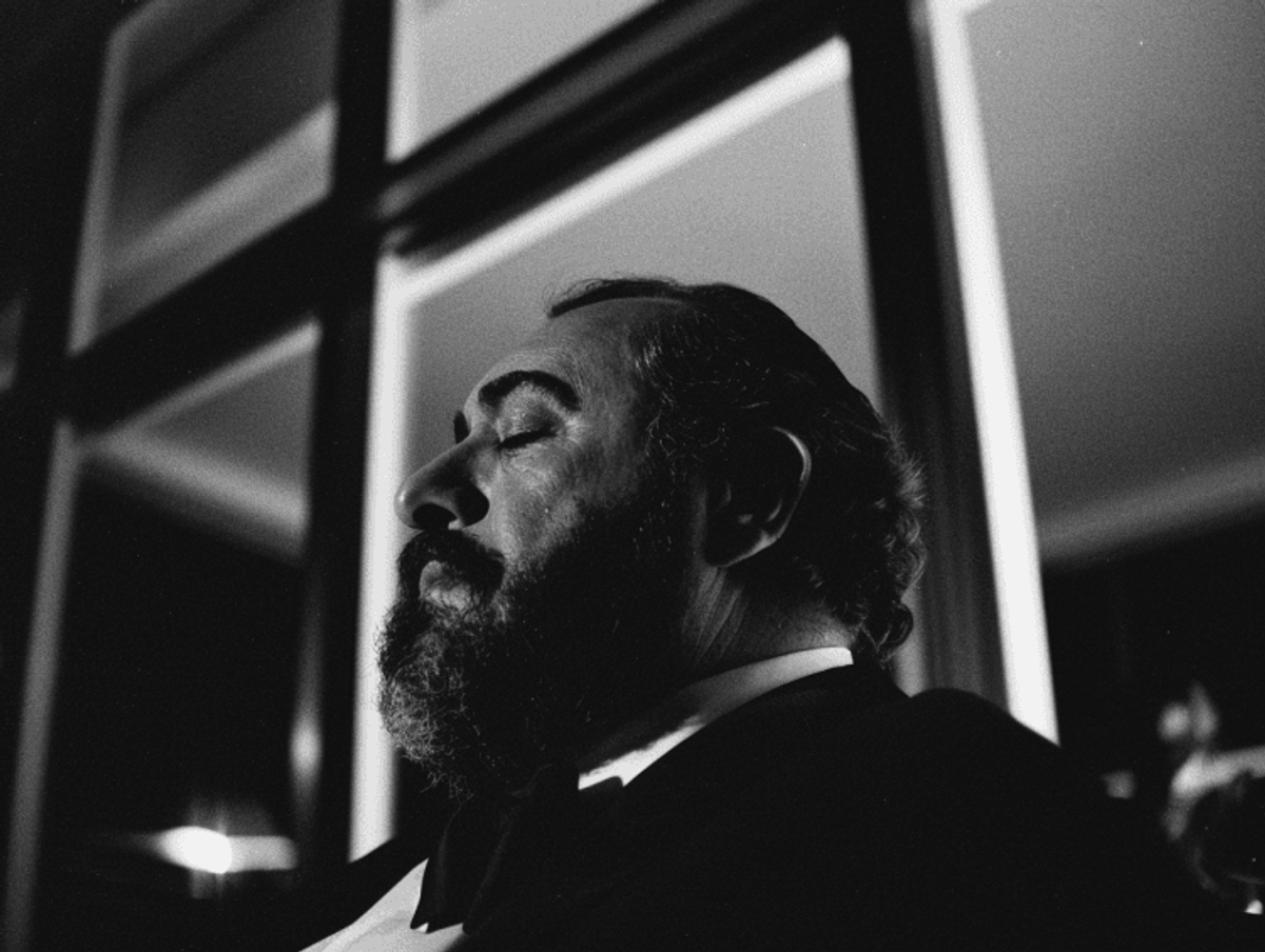Close-up of man with beard in black and white