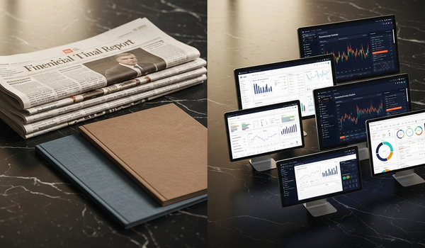 Traditional investor relations materials versus digital IR tools and platforms