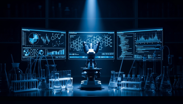 Healthcare digital marketing with modern medical facility