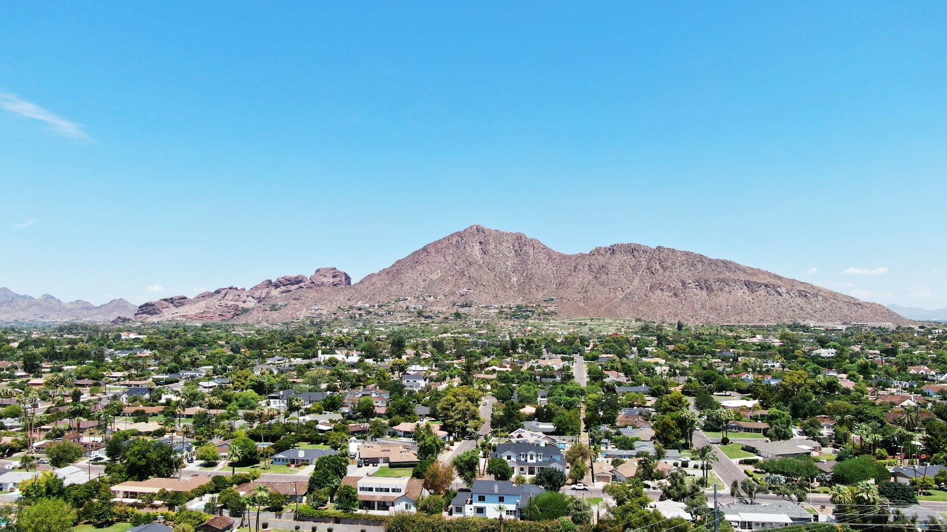 Camelback Mountain above the Phoenix valley — personal branding in Phoenix