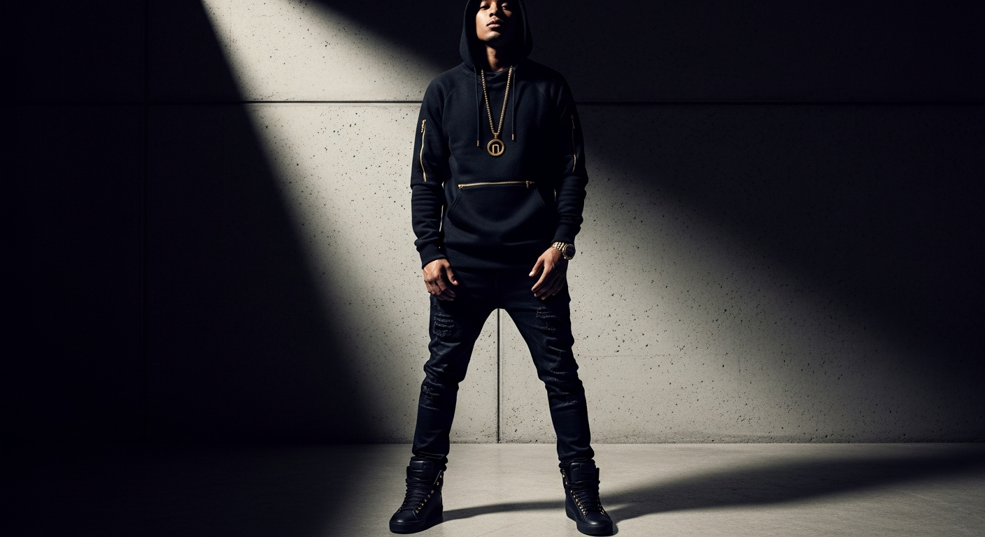 Editorial portrait — hip-hop PR and artist publicity