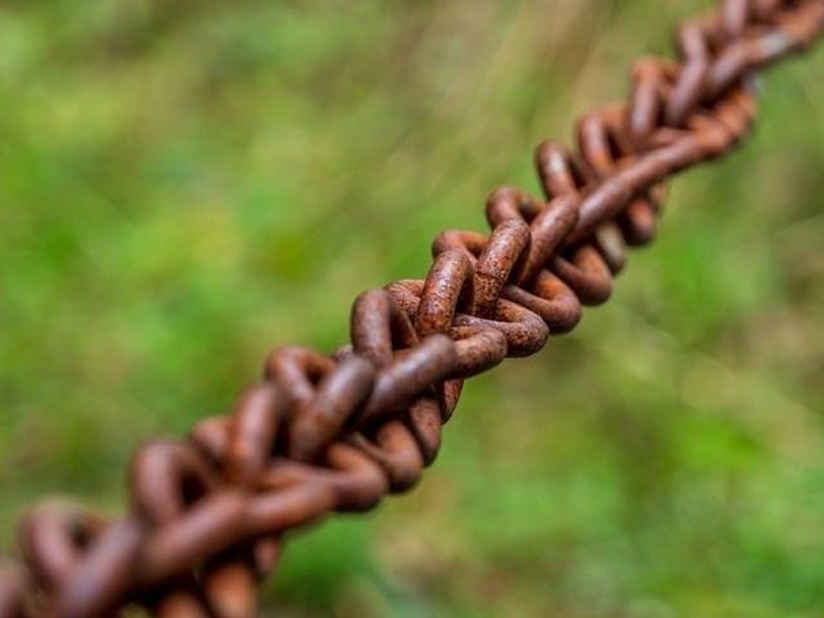 chain, stole, iron