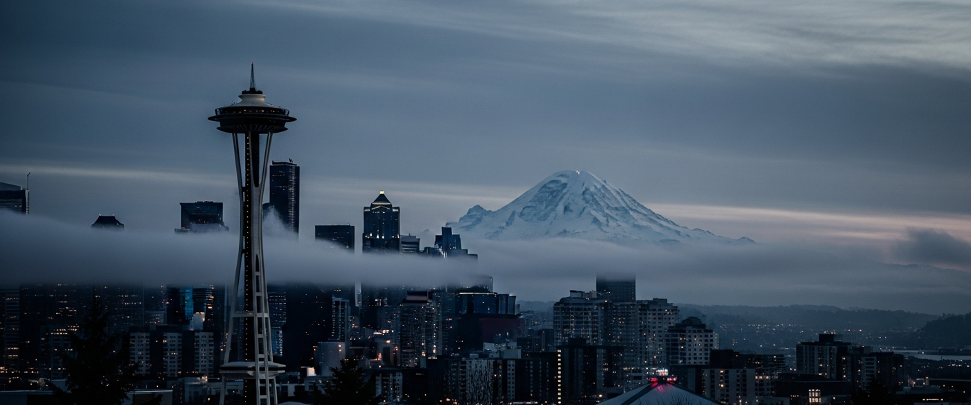 Social Media Management in Seattle - Washington skyline