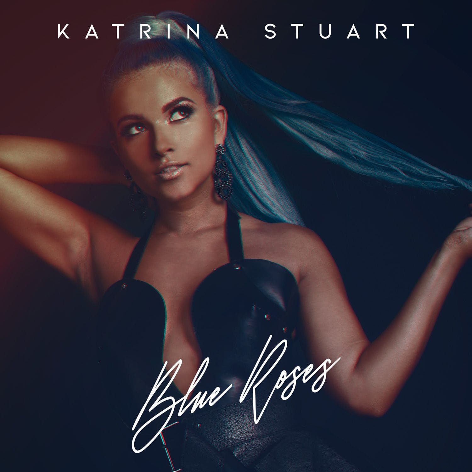 Professional concept illustration for katrina stuart releases new single "blue roses"