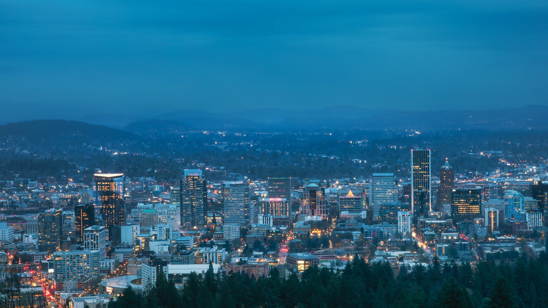 Portland, Oregon skyline — Personal Branding in Portland