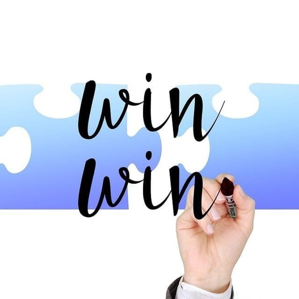 winner, success, hand, customer story