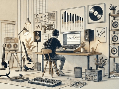 Music industry professional working on creating a music brand: a guide for artists and musicians