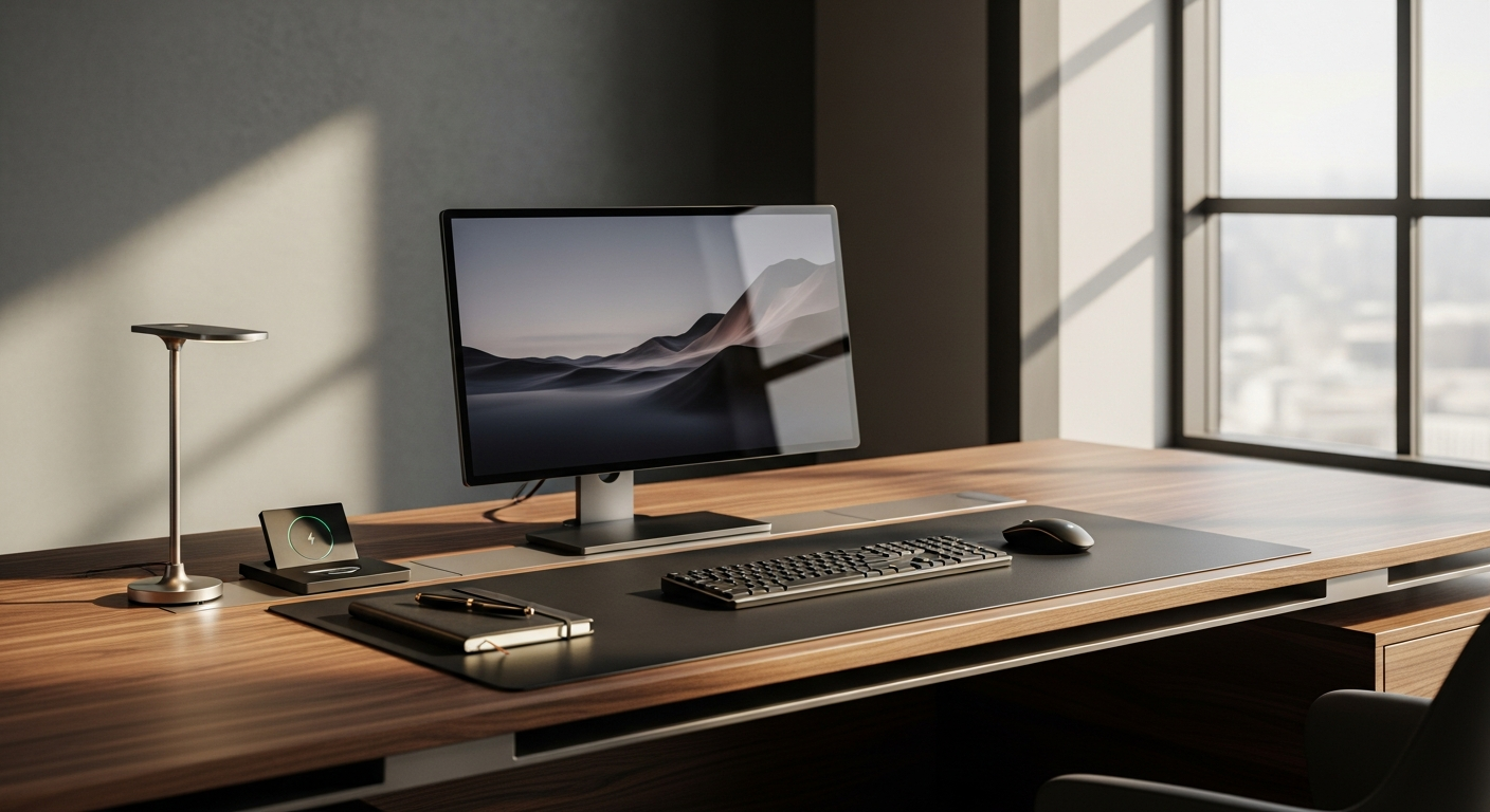 Premium technology workspace representing AI chatbot development investment