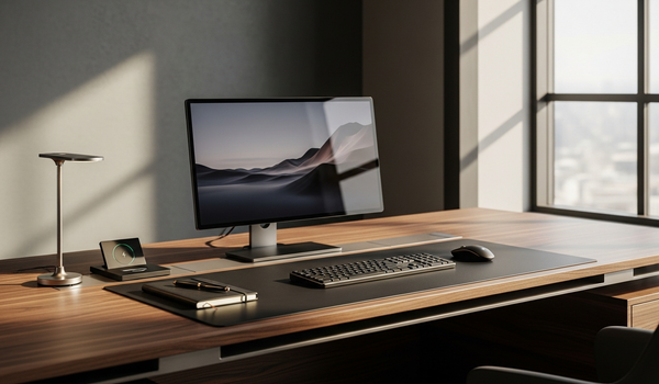 Premium technology workspace representing AI chatbot development investment
