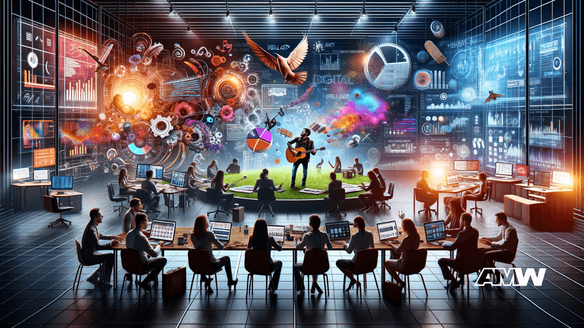 Digital agency, music.