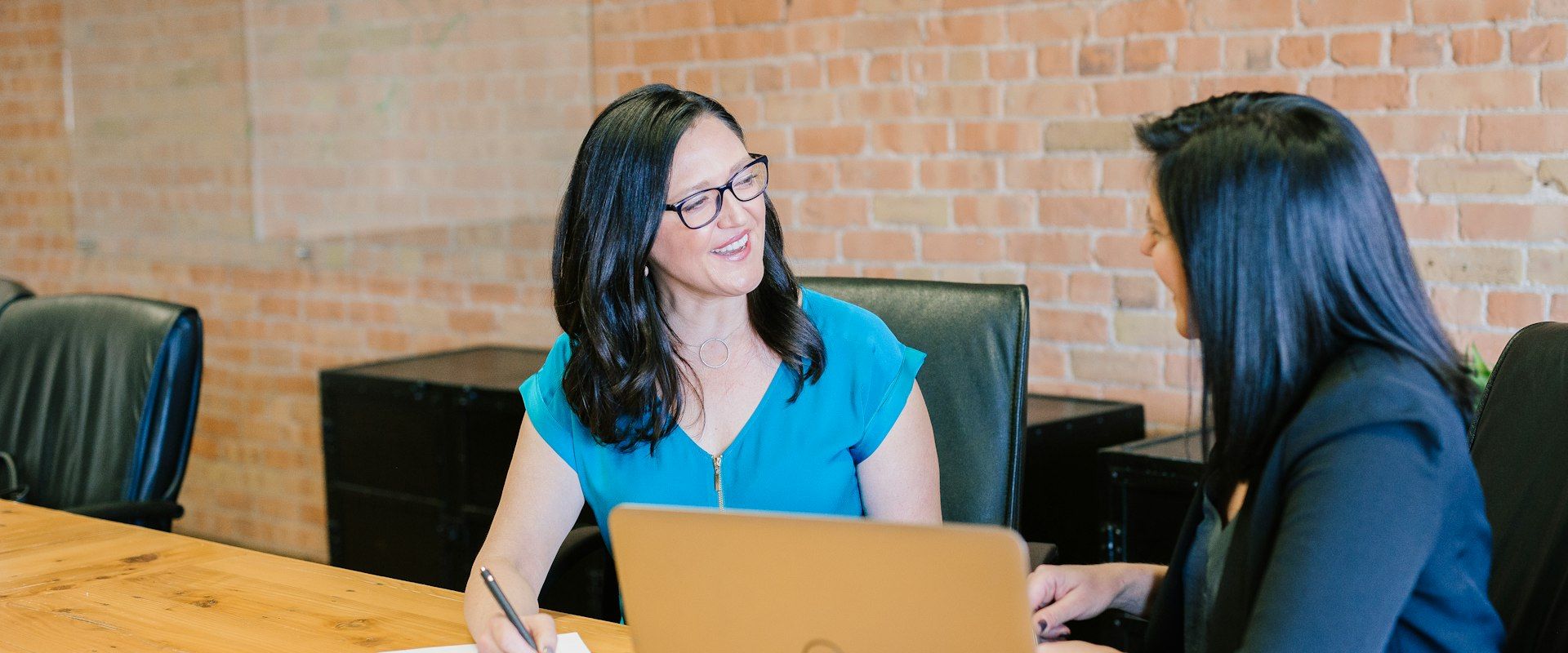 Professional woman working on PR strategy in modern office