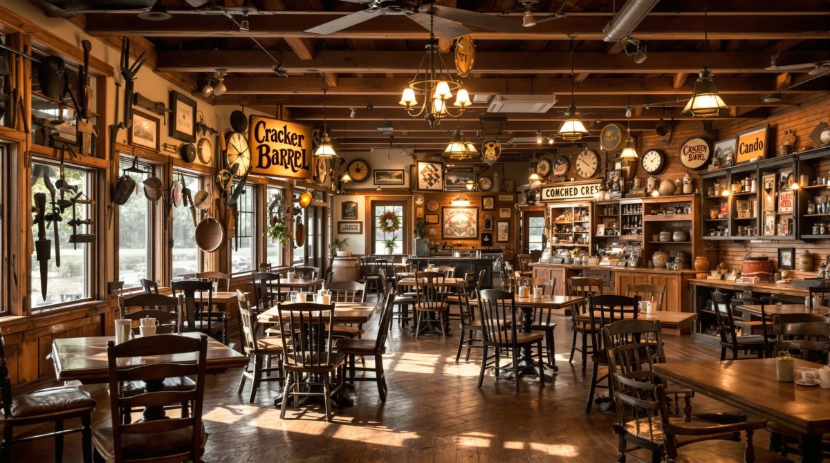 Visual representation of Cracker Barrel’s Branding U-Turn: From Modern Makeover to Back-to-Roots Revival concepts