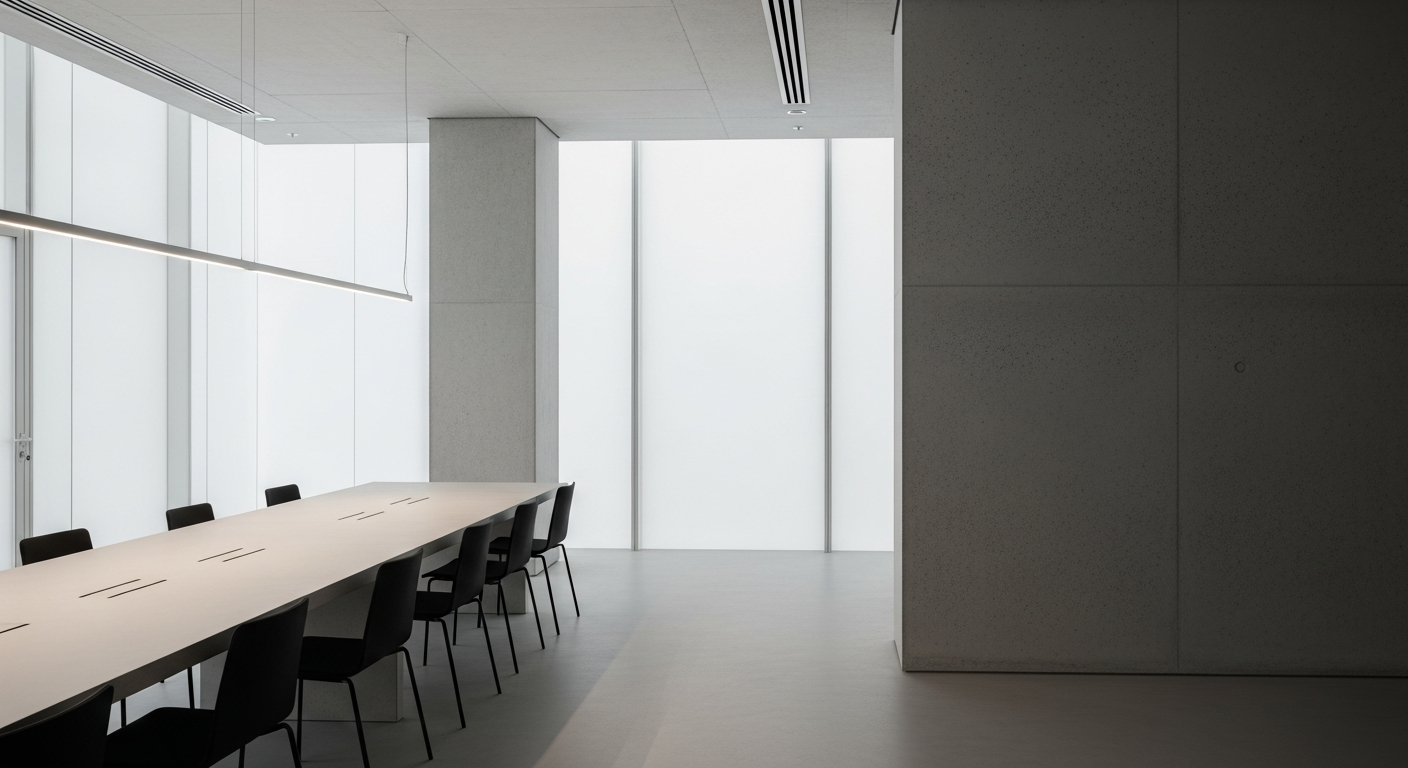 media relations statistics — architectural editorial photograph