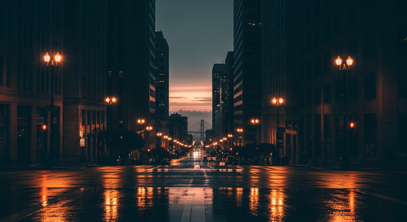 Social Media Management in San Francisco - California skyline