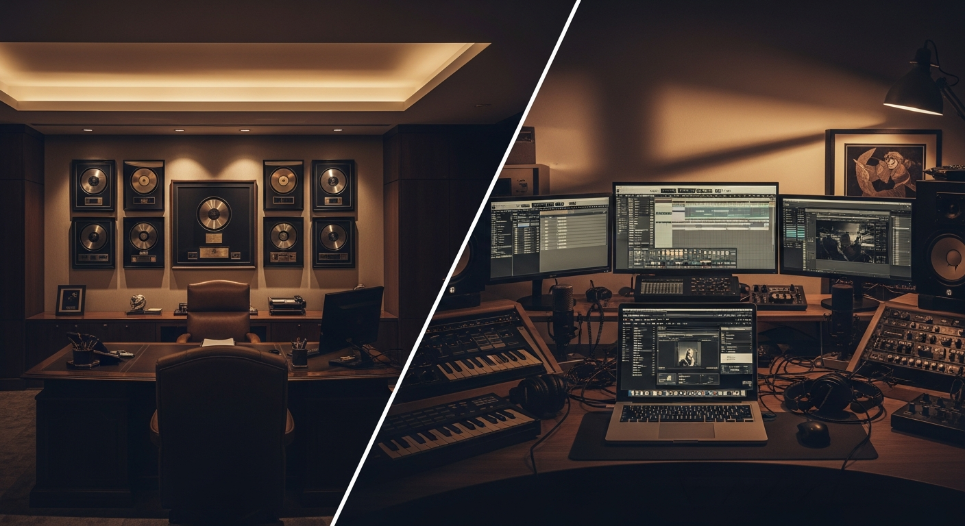 Record Label Deal vs Independent Distribution comparison