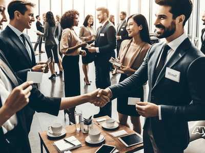 Marketing team discussing networking strategies for strengthening your personal brand