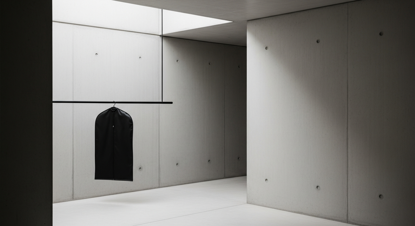 fashion industry statistics — architectural editorial photograph