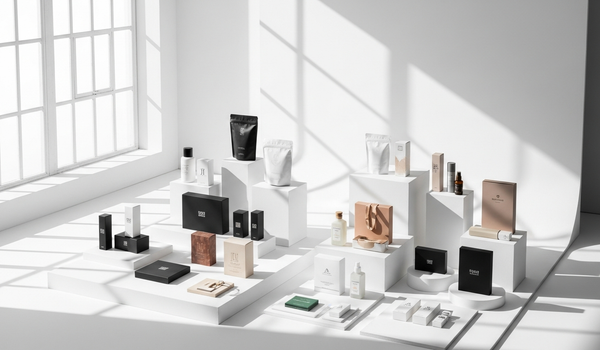 Modern DTC product photography studio with clean surfaces and natural light — best DTC marketing agencies