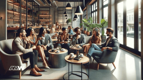 Professional concept illustration for building long-term relationships with influencers