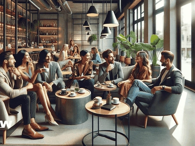 Professional concept illustration for building long-term relationships with influencers