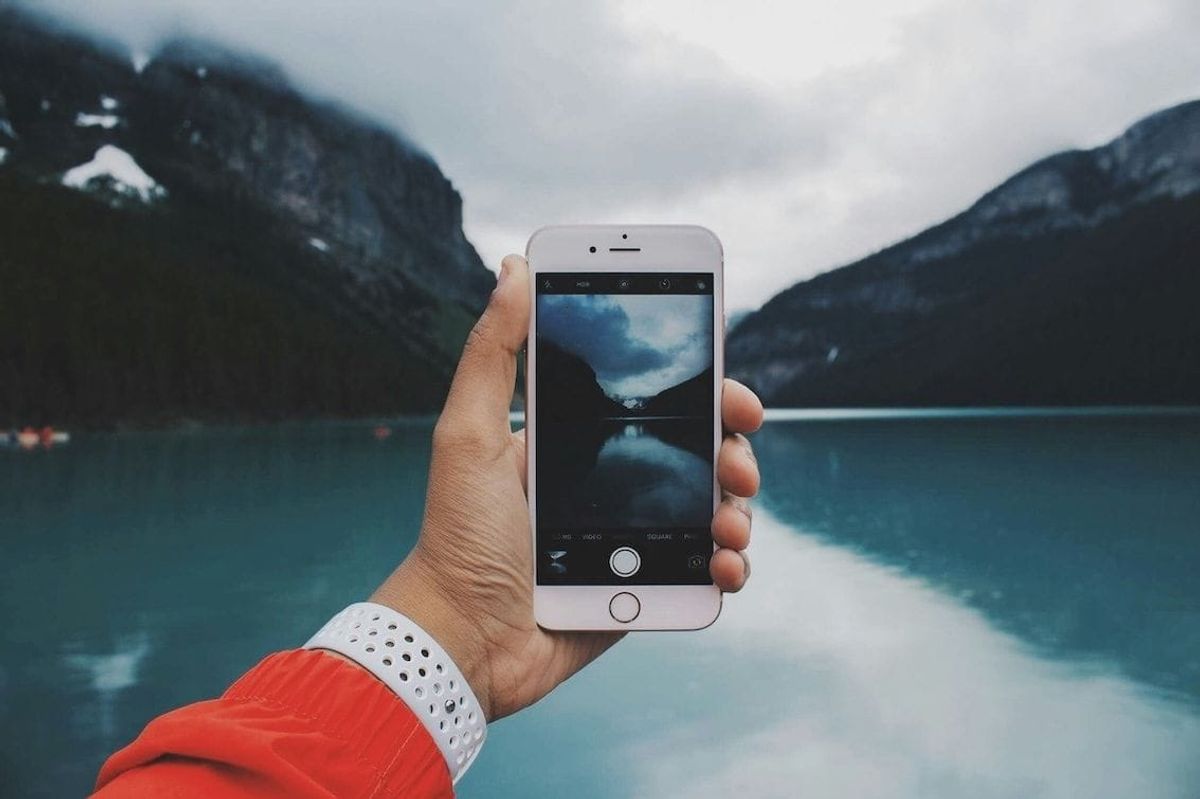 Music industry professional working on digital marketing for artists