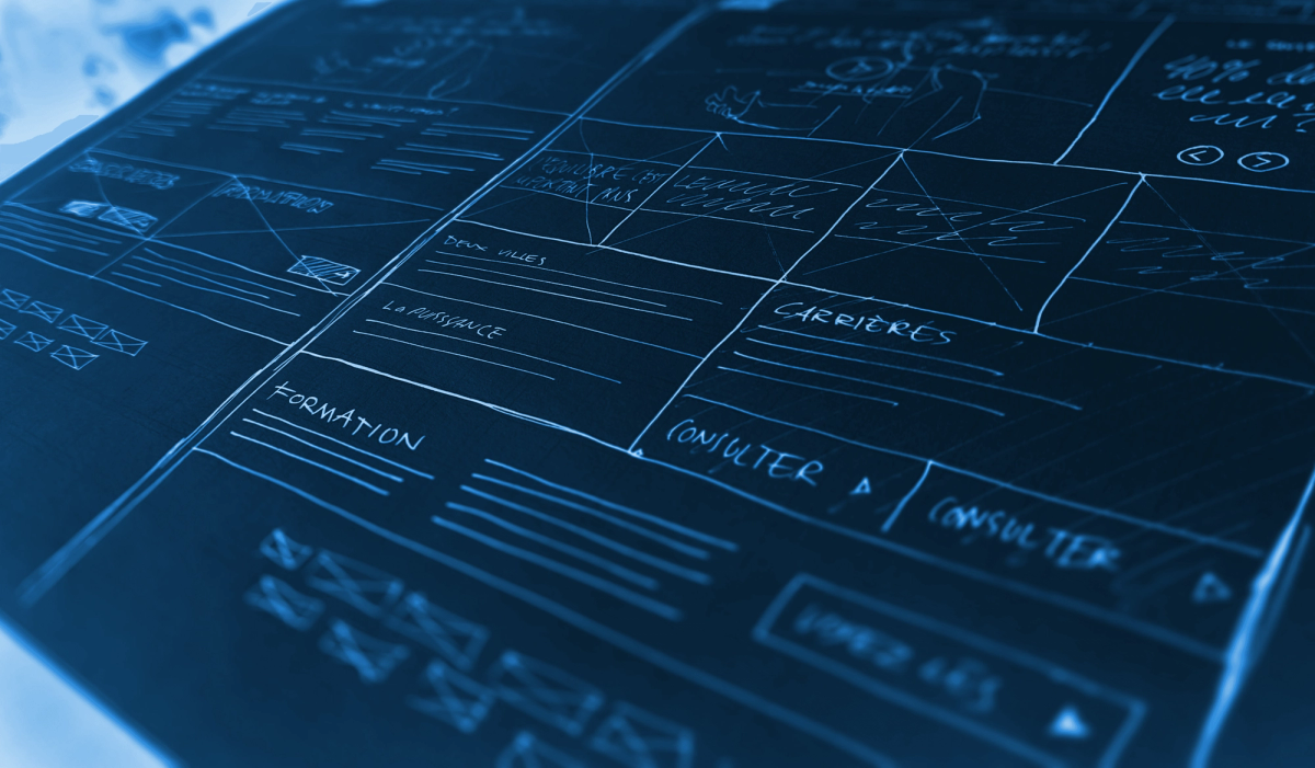 Blueprint, text.