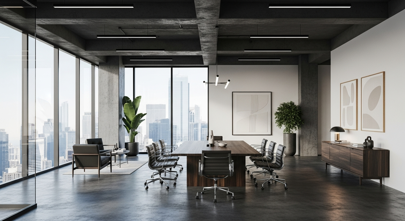Premium agency interior representing top AI marketing agencies