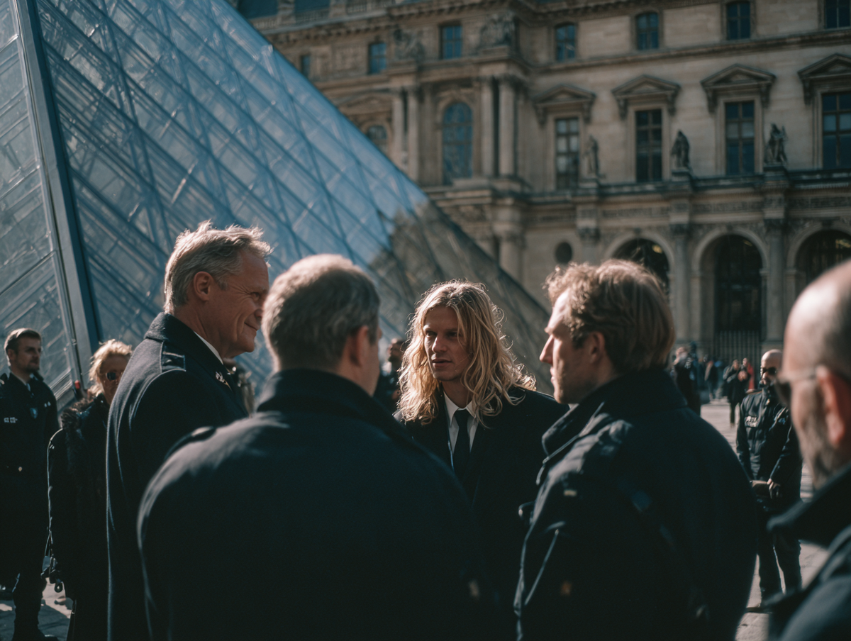 Professional concept illustration for after the heist: how the louvre turned crisis into a masterclass in transparency and