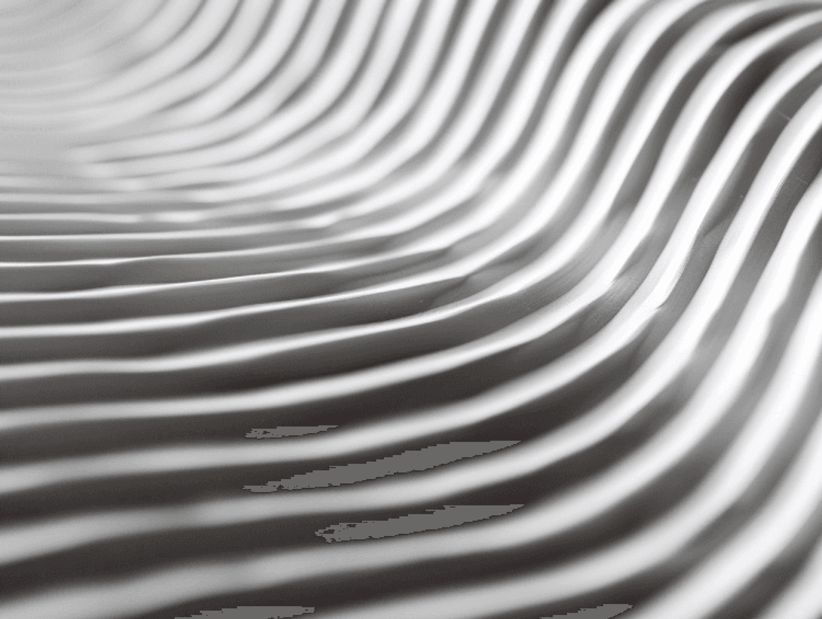 Abstract curved white and gray lines pattern