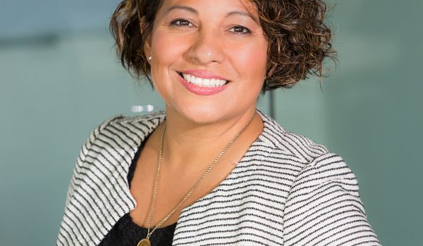 Business professional managing crisis communications strategy