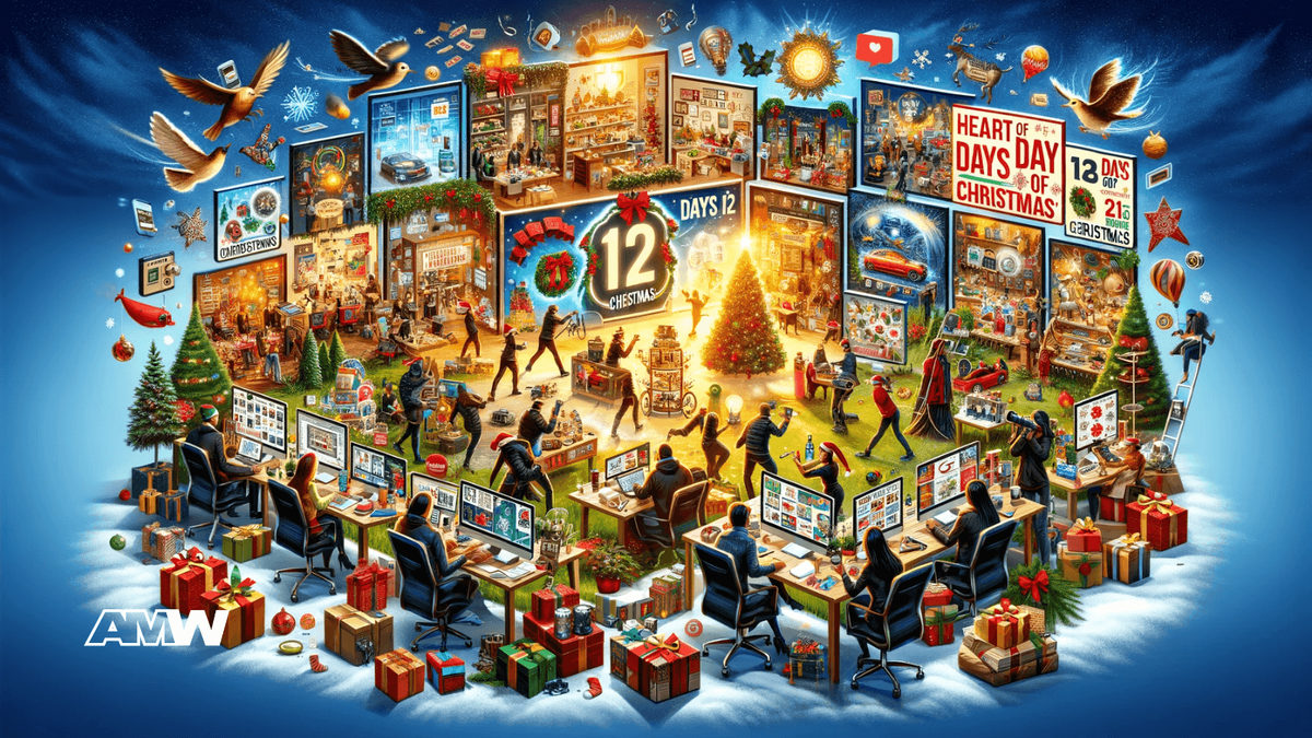 christmas marketing ideas, landing page.