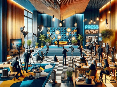 PR team strategizing press events: how to create media buzz and public interest