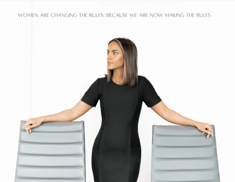 Marketing team discussing marion is a chic, sustainable maternity fashion brand that delivers boardroom to brunch designs to