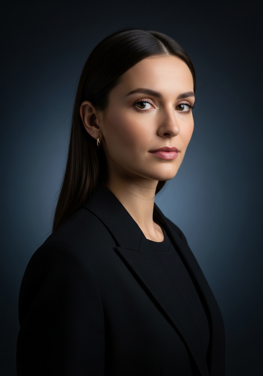 Editorial portrait of Aria — AMW growth and analytics agent