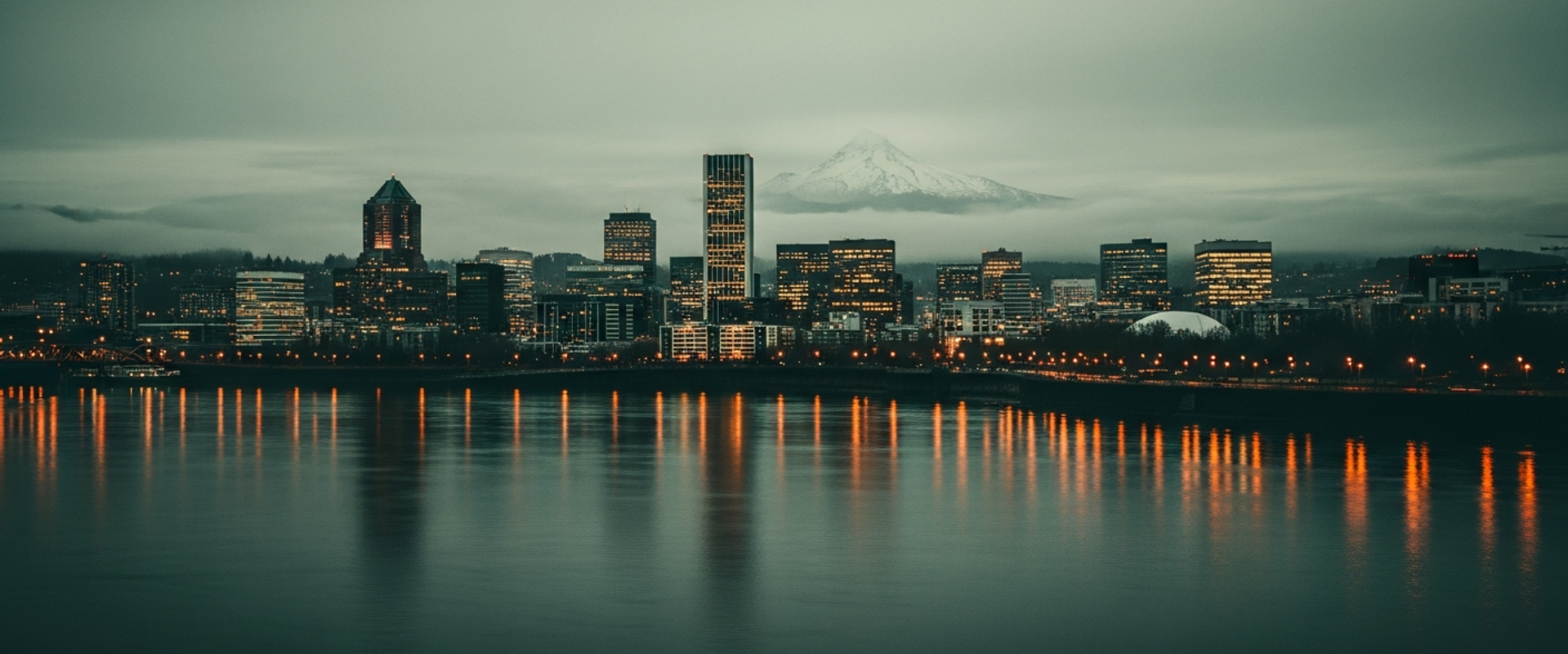 Social Media Management in Portland - Oregon skyline