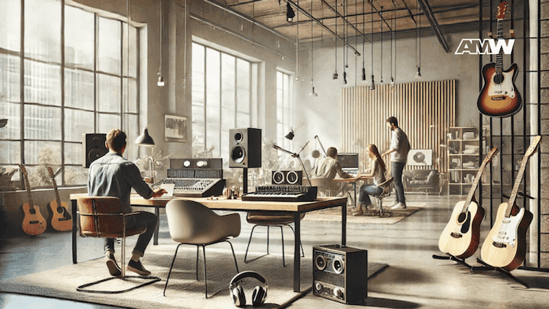 Music industry professional working on 10 signs you need a music promotion agency for your career